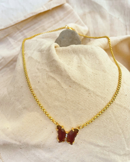 Collier “Éclat Terracotta