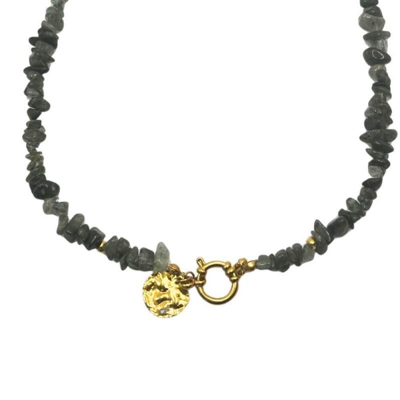 Collier Astra – Bijou artisanal en agate - SOLEAH studio