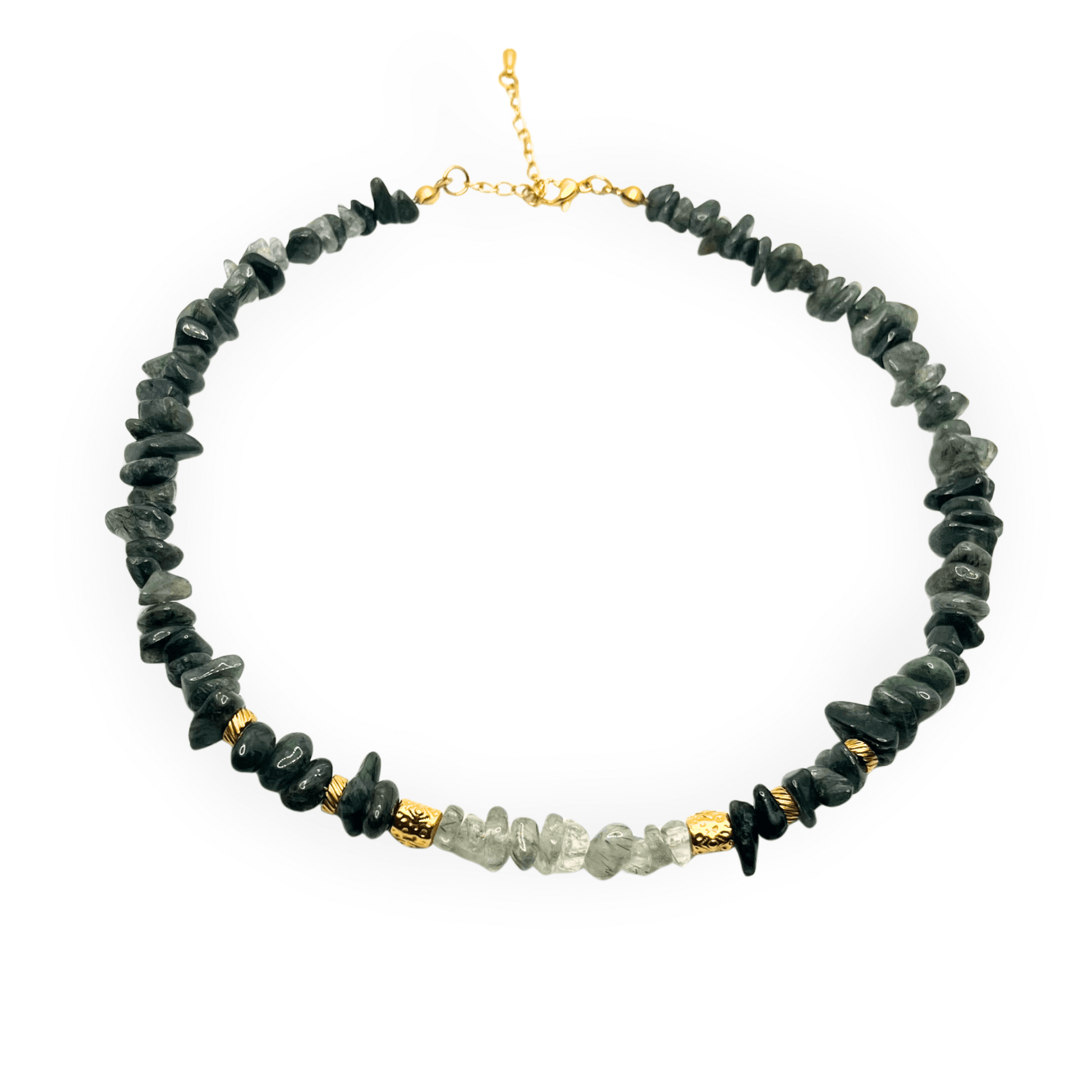 Collier Gaïa artisanal en agate naturelle – bijou chic et spirituel fabriqué à Paris